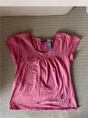 vintage cotton coquette pink babydoll top 🌷